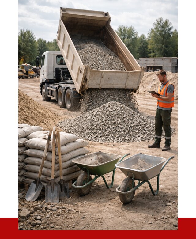 Доставка нерудных материалов в Орле от 1215 руб. | ПРОНЕРУДОрл