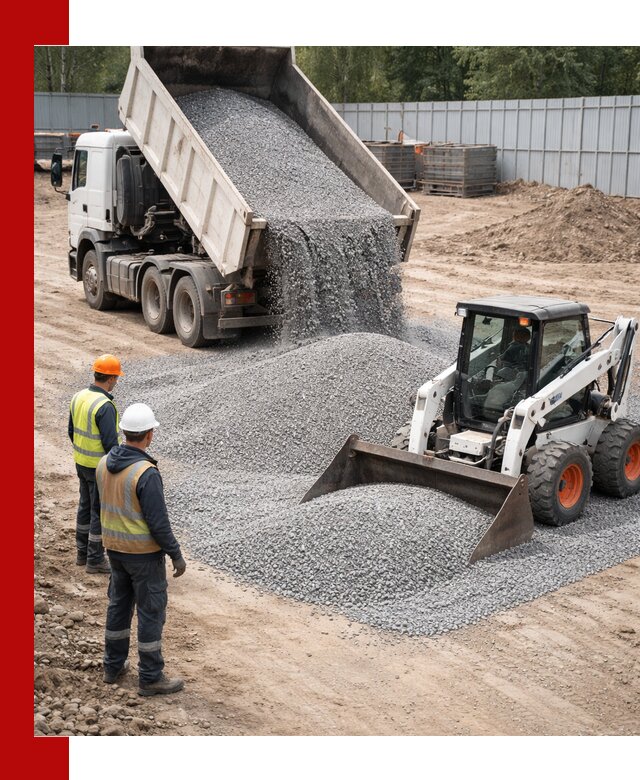 Доставка и продажа гранитного щебня фракции 0-5 в Орле