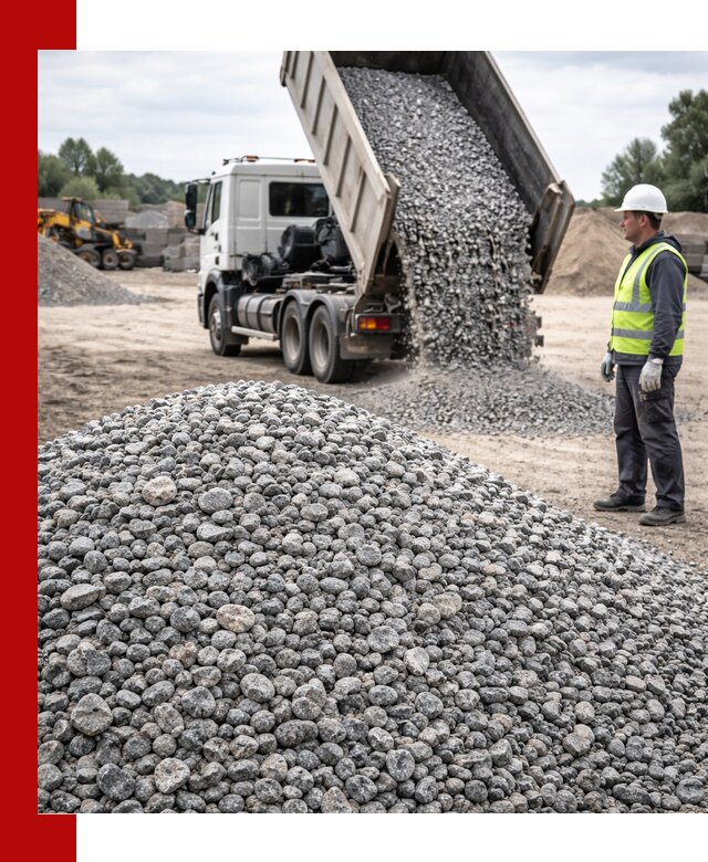 Доставка и продажа гранитного щебня фракции 5-20 в Орле