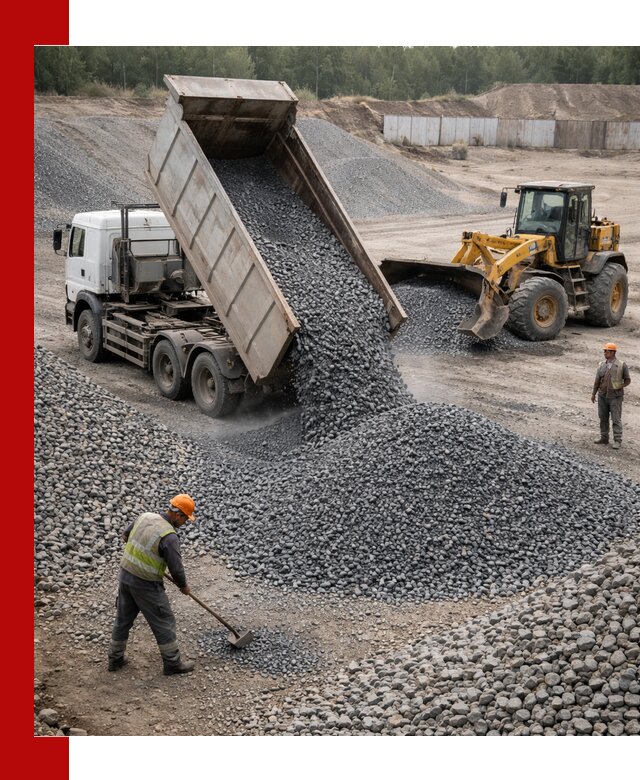 Щебень габбро-диабаз фр. 5-20 с доставкой в Орле