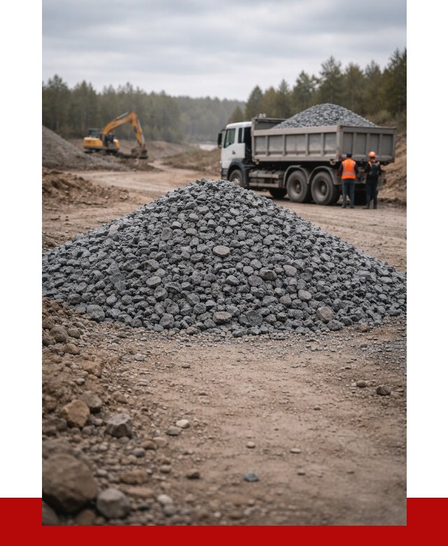 Щебень габбро диабаз фракция 40-70 в Орле от 2227 р-ПРОНЕРУДОрл