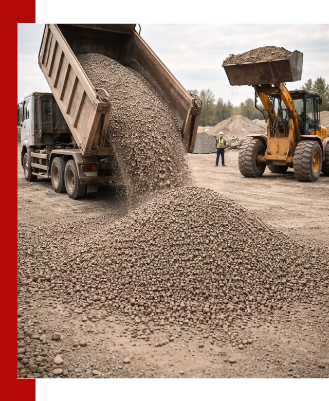 Гравийный щебень фракция 3–10 с доставкой в Орле