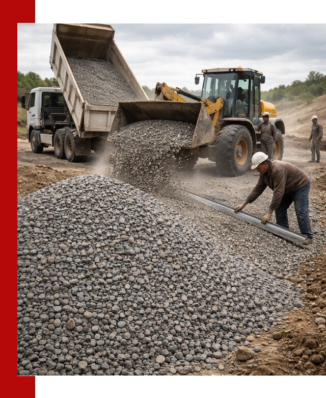 Гравийный щебень фракция 5-20 с доставкой в Орле