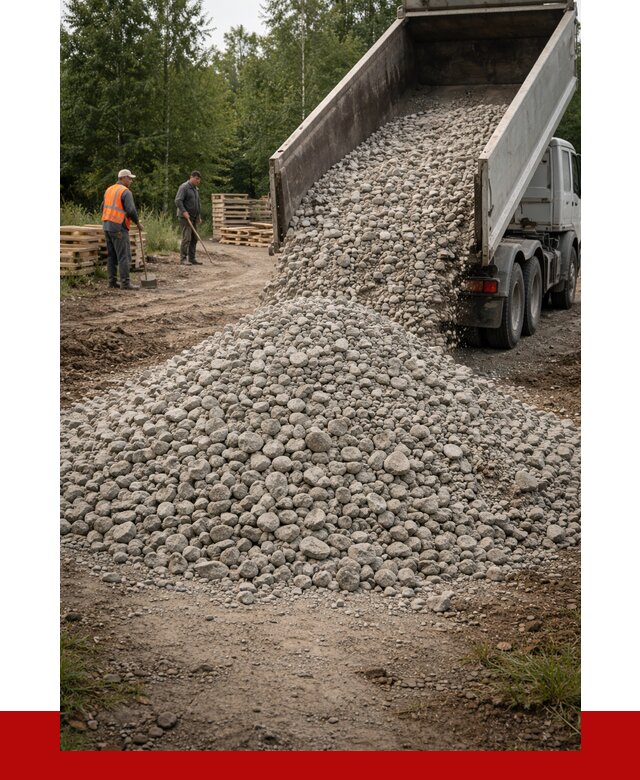 гравийный щебень фракция 70-120 в Орле от 2480 р. ПРОНЕРУДОрл