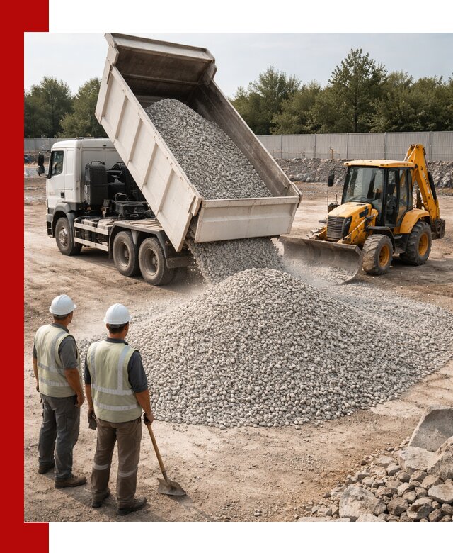 Купить известняковый щебень фракции 5–10 мм с доставкой в Орле