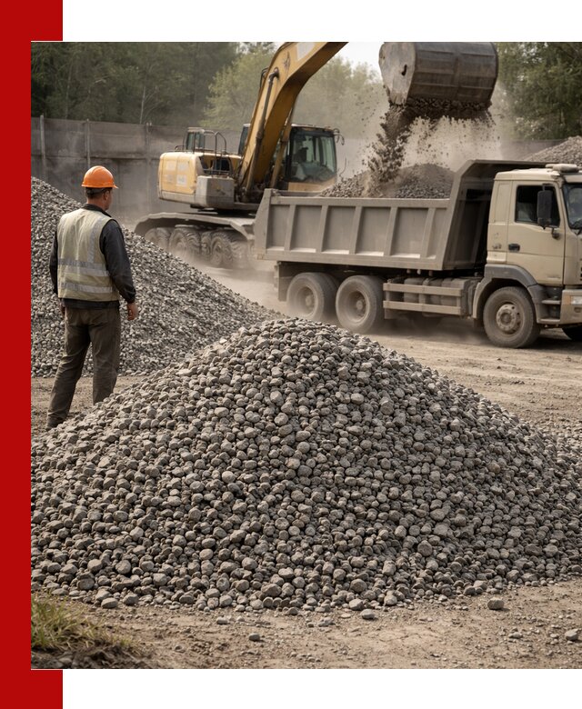 Шлаковый щебень фракция 5-20 с доставкой в Орле