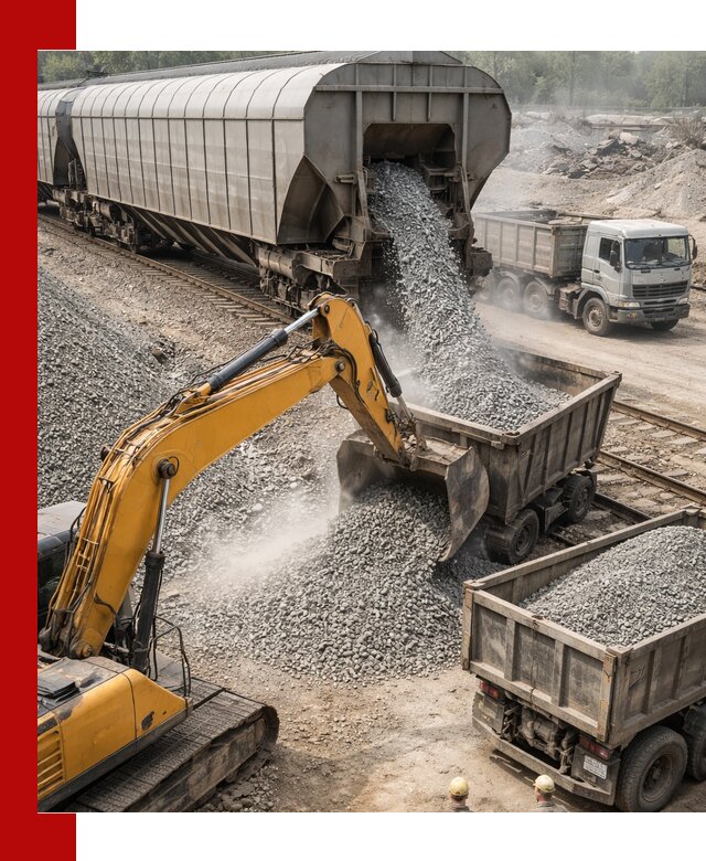 Доставка железнодорожного щебня в Орле крупными партиями быстрого отгруза