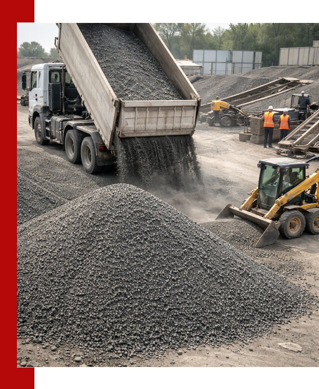 Вторичный щебень фракция 0–5 с доставкой в Орле