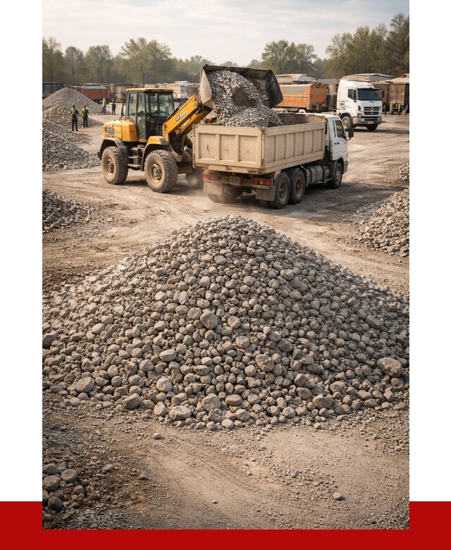 Вторичный щебень фракция 40-70 в Орле от 1762 р, ПРОНЕРУДОрл