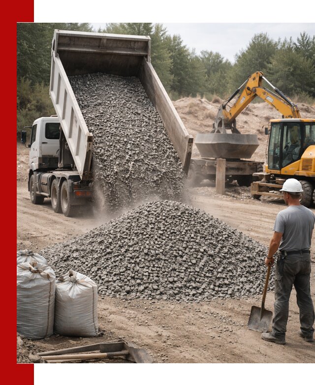 Доставка и продажа бетонного щебня в Орле