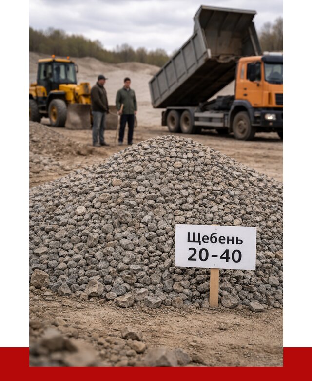 Бетонный щебень фракция 20-40 в Орле от 2480 р. | ПРОНЕРУДОрл