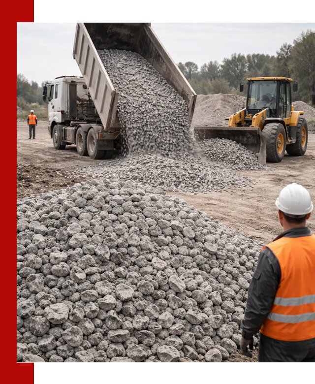 Доставка бетонного щебня фракции 20-40 в Орле