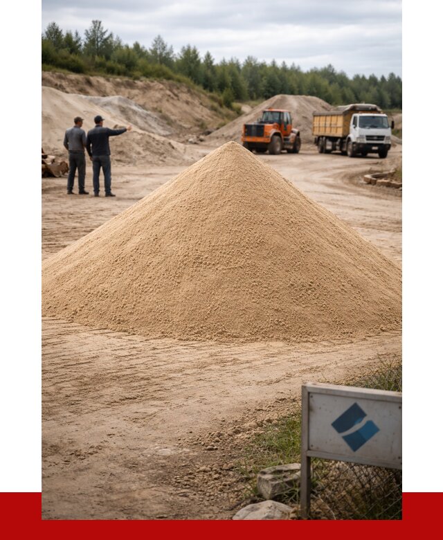 Карьерный песок навалом в Орле от 1822 р. | ПРОНЕРУДОрл