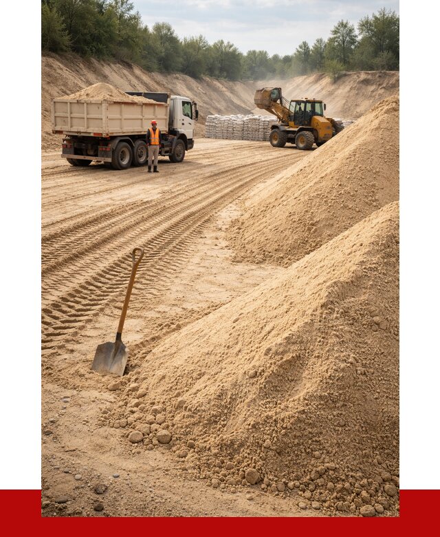 Карьерный песок мелкозернистый в Орле от 9112 р. | ПРОНЕРУДОрл