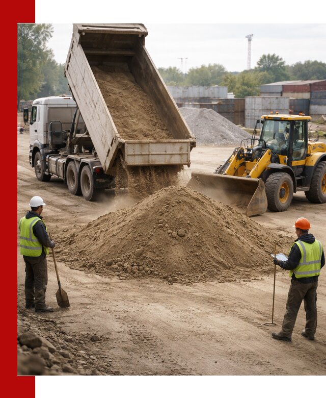 Доставка и продажа пескогрунта оптом и в розницу в Орле