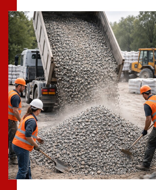 Доставка гравия и камня в Орле оптом и в розницу