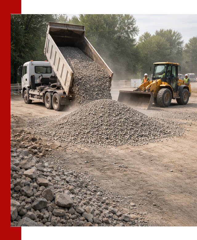 Гравий фракция 5–20 доставка в Орле оптом и в розницу