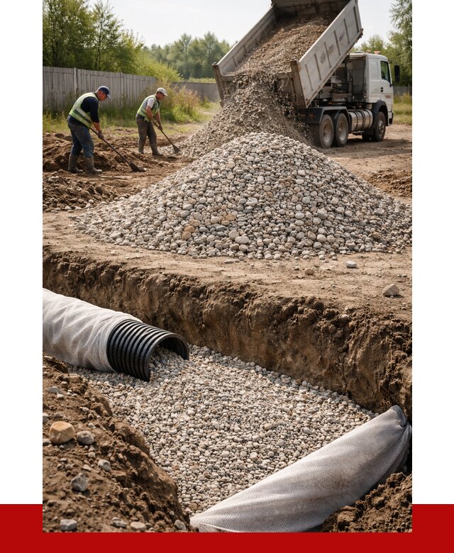 Гравий для дренажа в Орле от 2227 р., доставка ПРОНЕРУДОрл