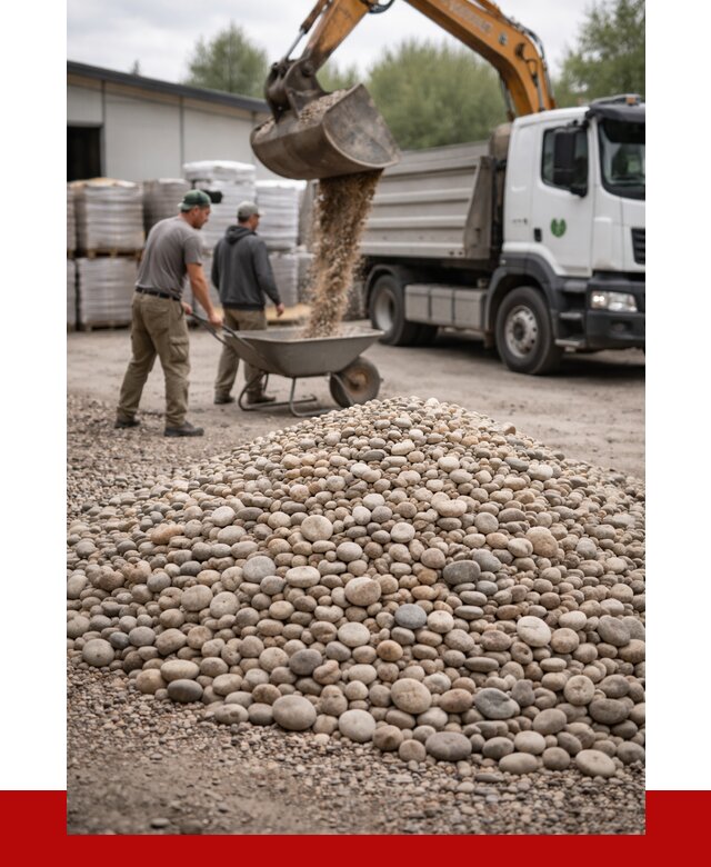 Галька декоративная в Орле от 3240 р. за куб | ПРОНЕРУДОрл