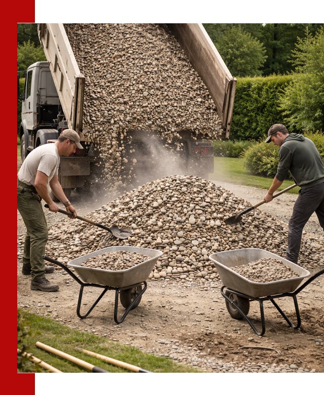 Доставка и продажа декоративной гальки в Орле