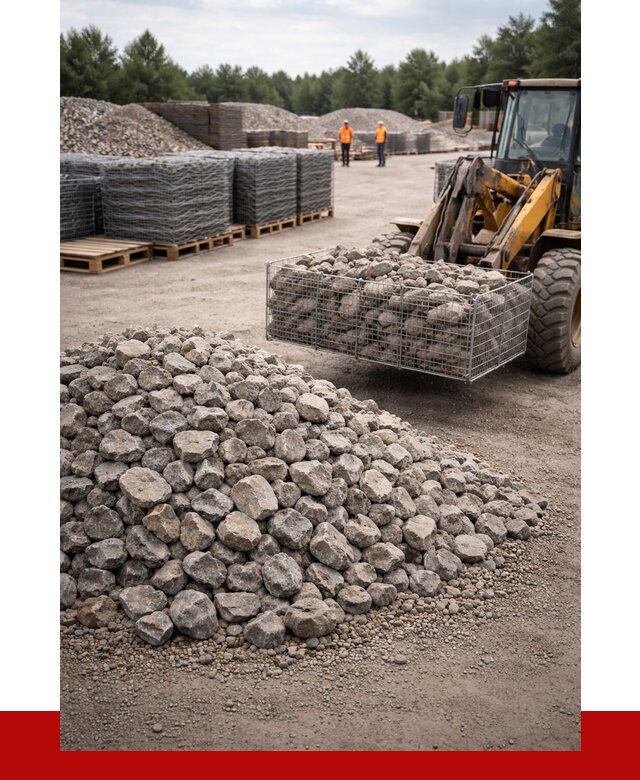 Камень для габионов фракция 70-150 в Орле от 4252 р. | ПРОНЕРУДОрл