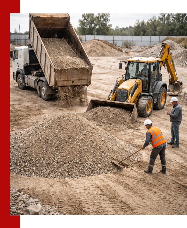 Поставка и доставка ПГС С4 в мешках и самосвалах в Орле