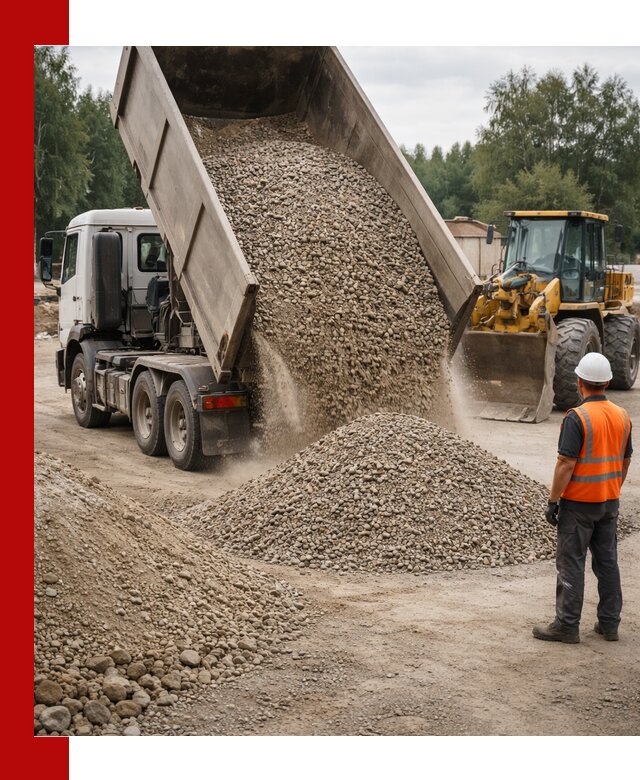Доставка щпс в Орле — щебеночно-песчаная смесь под заборы и дорожки