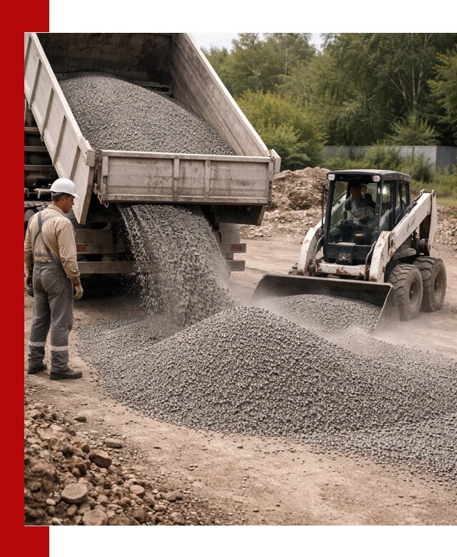 Доставка гравийного отсева 0-5 в Орле оптом и в розницу