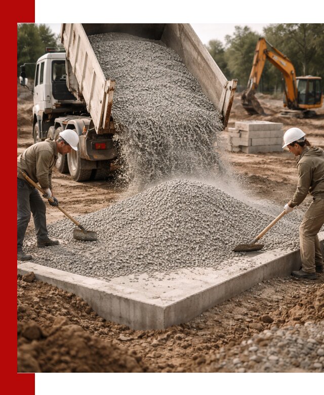 Доставка и продажа отсева для бетона в Орле