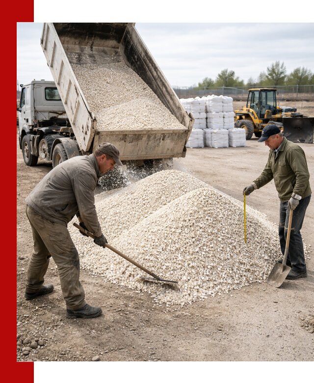 Мраморная крошка с доставкой и разгрузкой в Орле