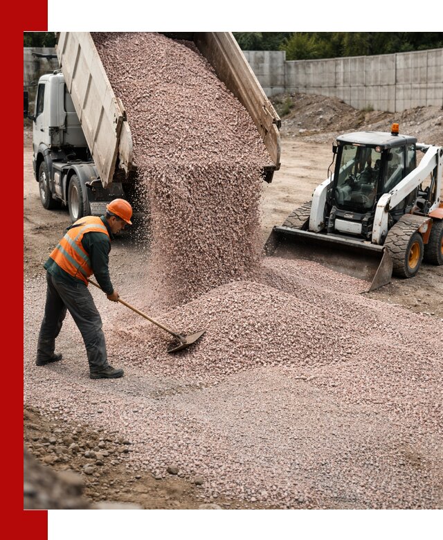 Крошка розовый гранит с доставкой в Орле от производителя