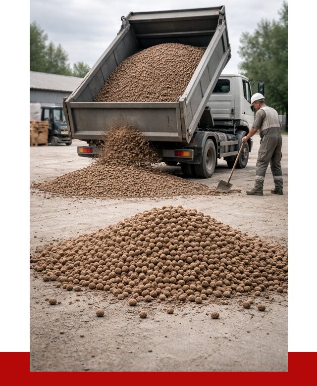 Керамзит с доставкой в Орле от 4252 р. за м3 | ПРОНЕРУДОрл