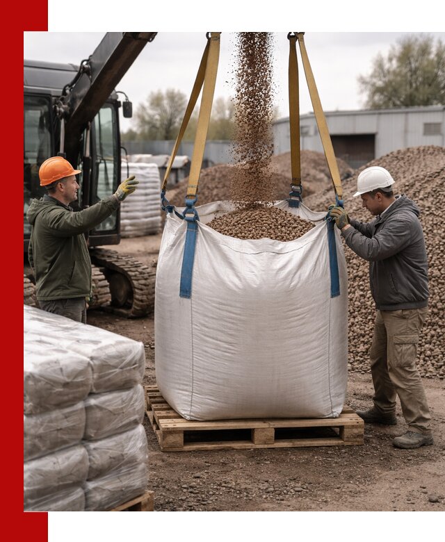 Керамзит в биг-бегах с доставкой в Орле
