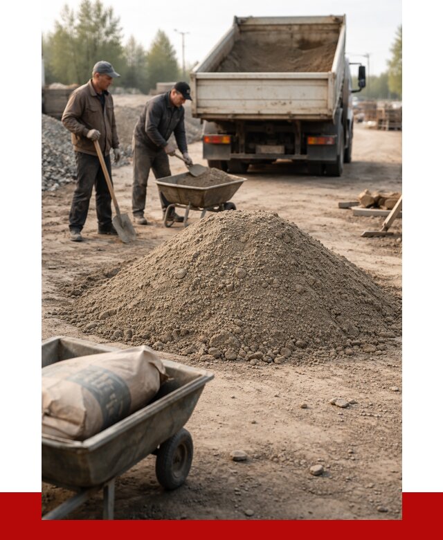 Цементно-песчаная смесь М150 в Орле от 4758 р. | ПРОНЕРУДОрл