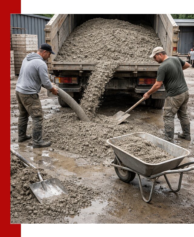 Цементно-песчаная смесь М150 доставка в Орле