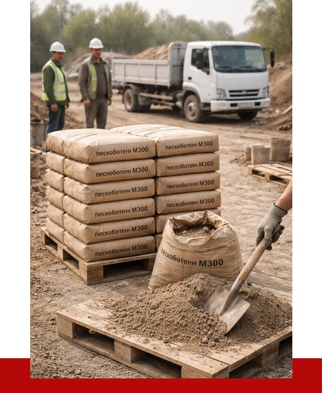 Пескобетон М300 в Орле с доставкой от 4708 р. за куб | ПРОНЕРУДОрл