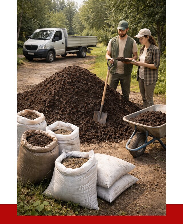 Купить грунт с доставкой в Орле от 4556 р. за м3 | ПРОНЕРУДОрл