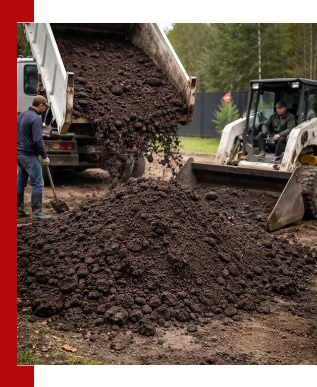 Плодородный грунт с доставкой в Орле для садов и огородов
