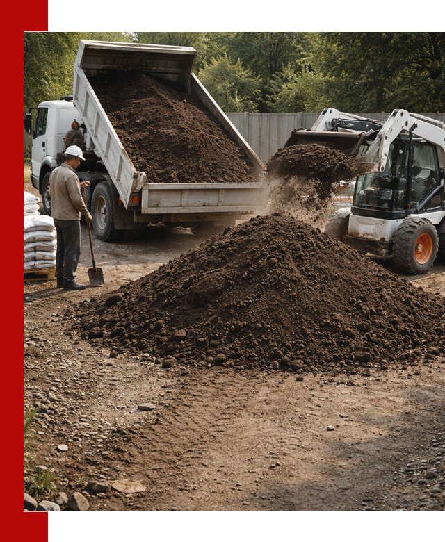 Доставка растительного грунта в Орле от производителя оптом и в розницу