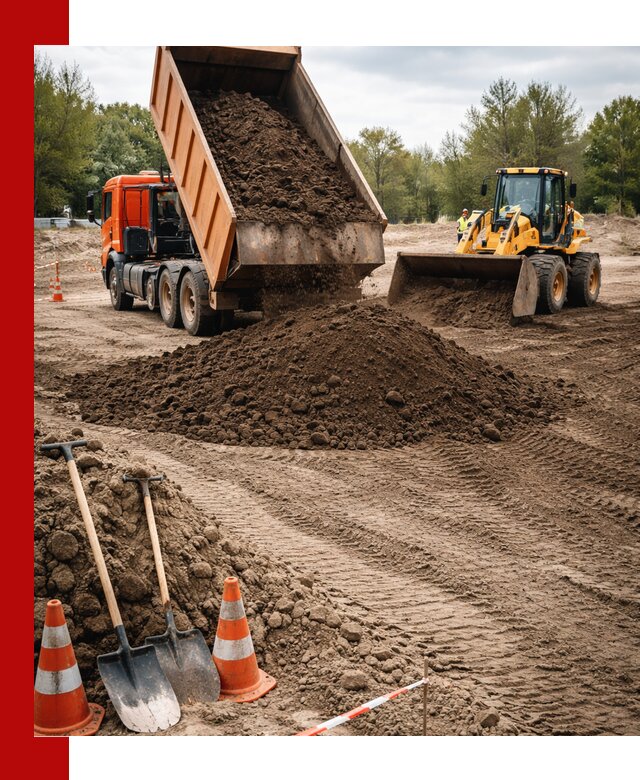 Поставка и доставка планировочного грунта в Орле