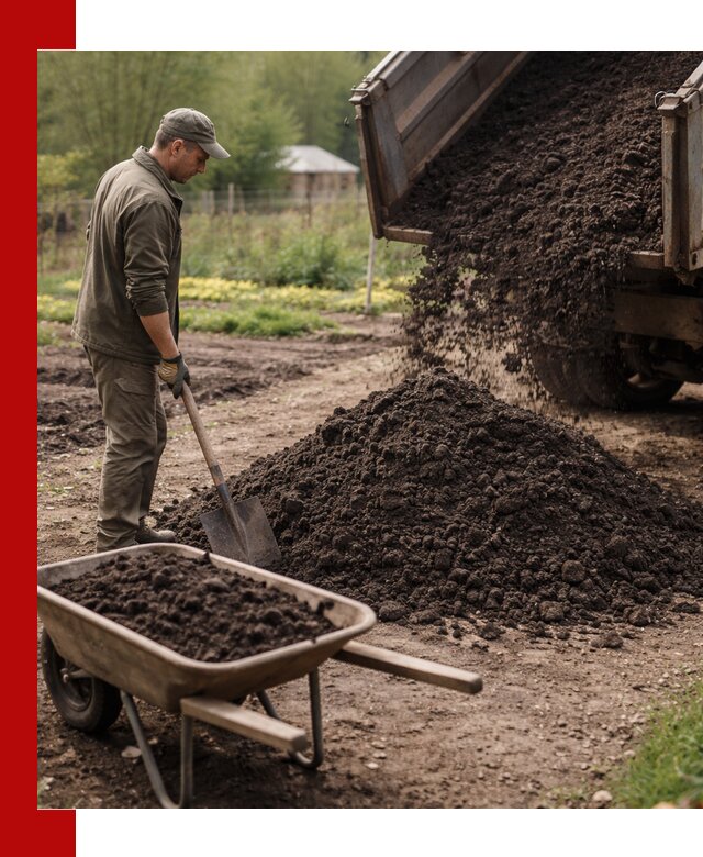 Доставка качественной земли для огорода в Орле