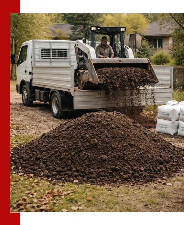 Доставка садовой земли в больших объёмах в Орле