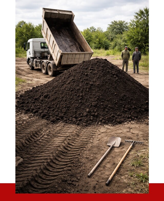 Купить чернозем навалом в Орле от 1215 р. за куб | ПРОНЕРУДОрл