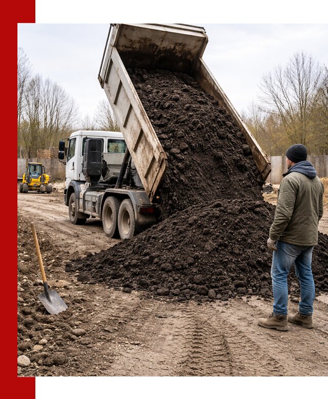 Доставка чернозема навалом в Орле быстро и выгодно