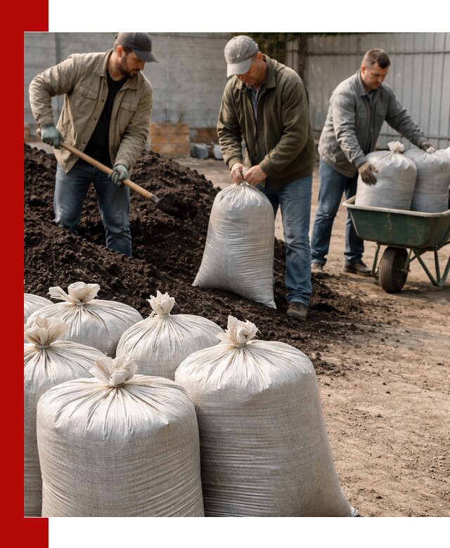 Купить чернозем в мешках с доставкой в Орле