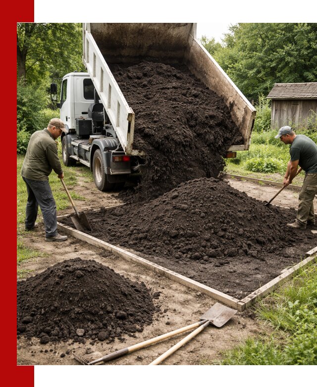 Купить чистый чернозем для огорода с доставкой в Орле