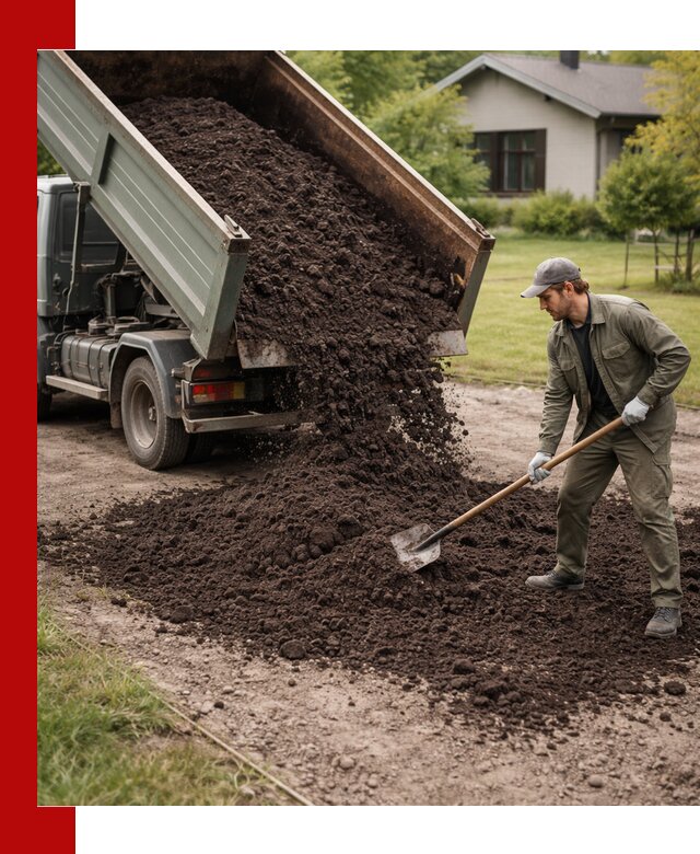 Чернозем для газона с доставкой в Орле быстро и качественно