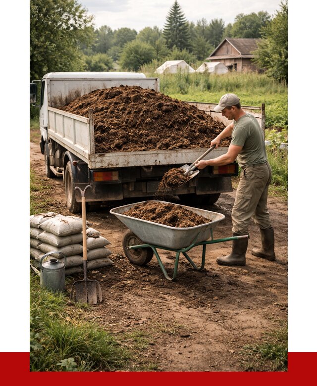 Купить коровий навоз с доставкой в Орле от 1822 р. | ПРОНЕРУДОрл