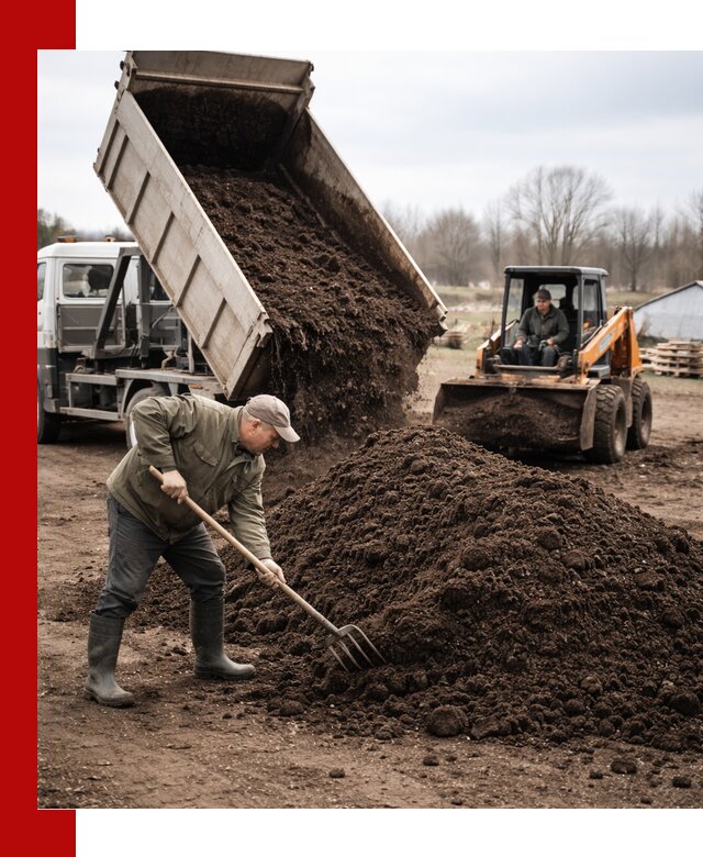 Доставка и продажа перегноя в Орле быстро и дешево