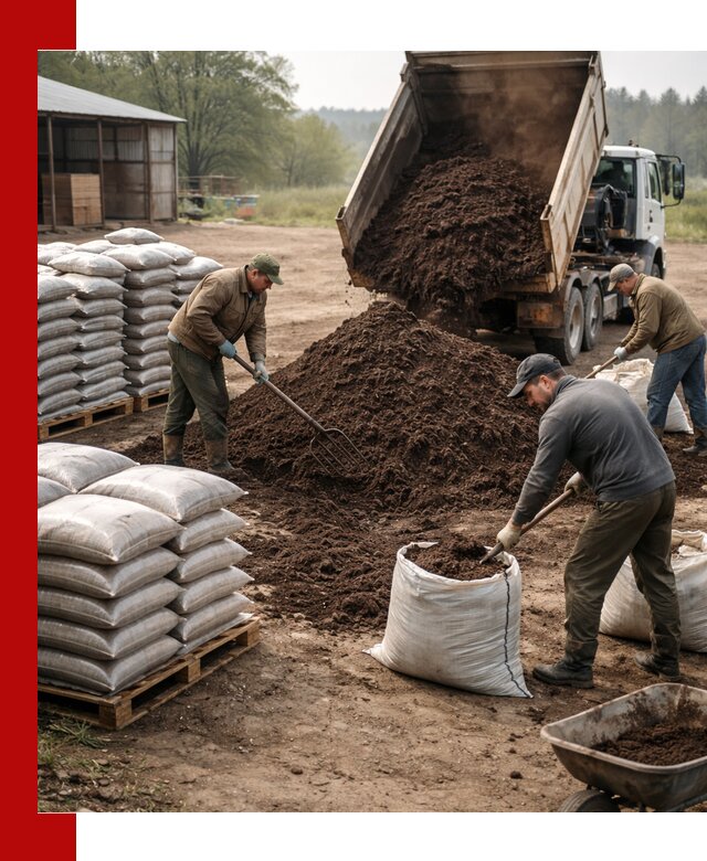 Доставка компоста оптом и в розницу в Орле